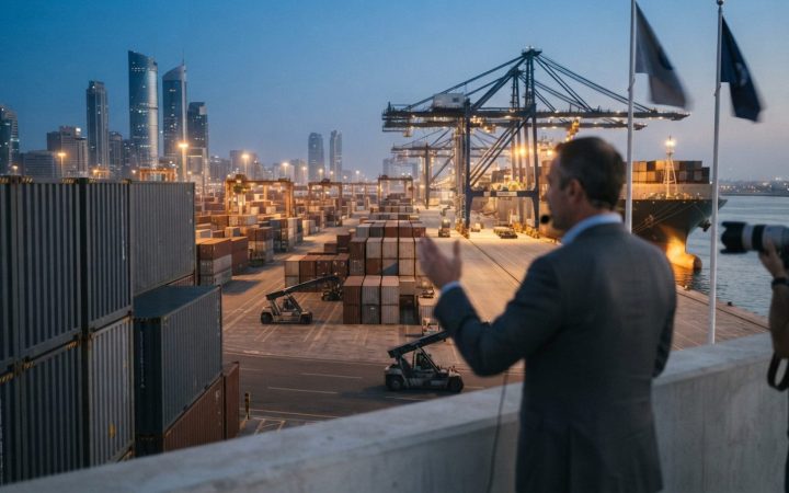 Illustration: DP World CEO Highlights Surging China-Gulf Freight Rates and Trade Rerouting Challenges
