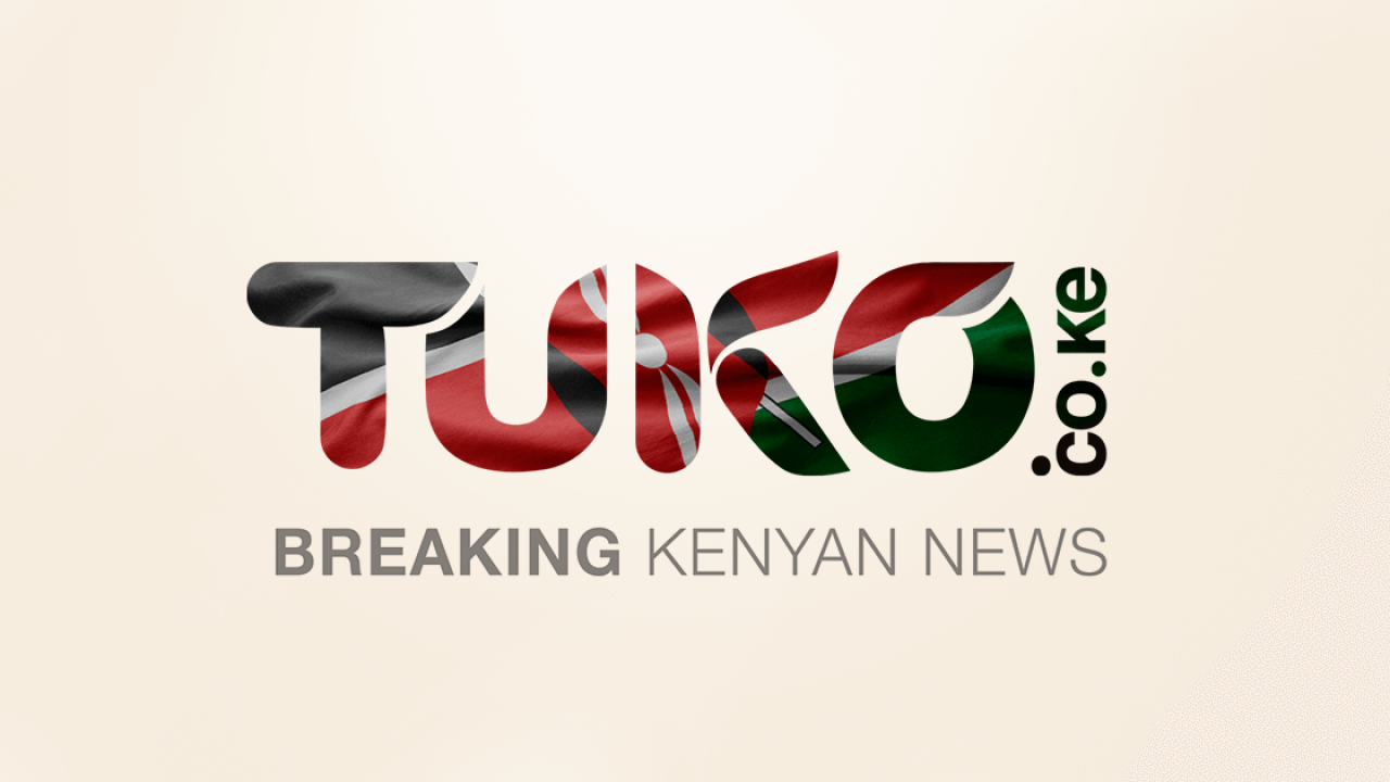 Tuko.co.ke Breaking Kenyan News logo textured with the Kenyan flag