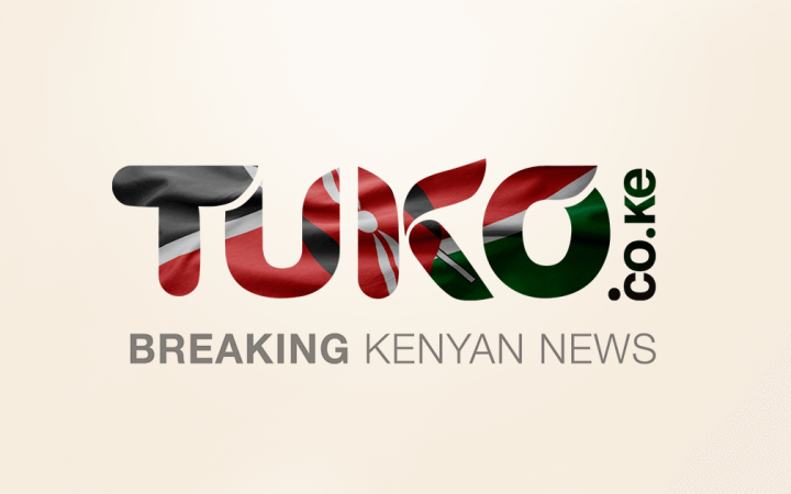 Tuko.co.ke Breaking Kenyan News logo textured with the Kenyan flag
